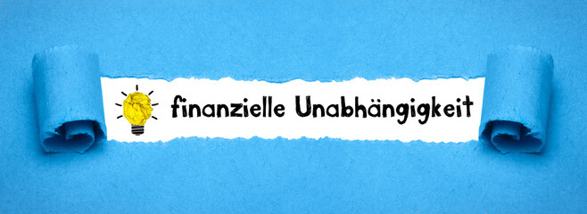 finanzielle Unabhängigkeit	
