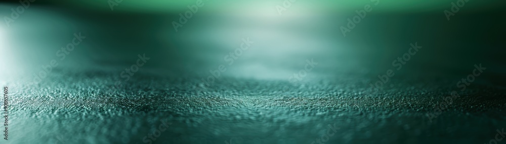 Poster Abstract green textured surface with a soft focus and gradient lighting. Perfect for backgrounds or modern digital designs.