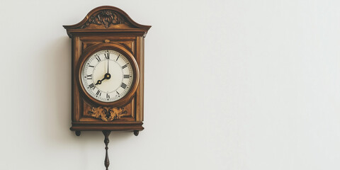 Elegant antique wall clock