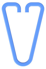 3D illustration of Paper Clip.