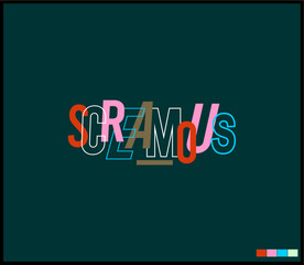 Illustration vector graphic of lettering, perfect for t-shirts design, clothing, hoodies, etc.