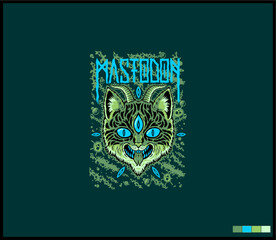 Illustration vector graphic of lettering, perfect for t-shirts design, clothing, hoodies, etc.