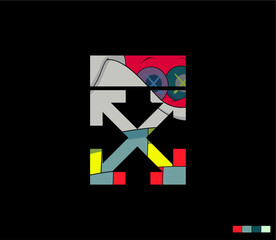 Illustration vector graphic of lettering, perfect for t-shirts design, clothing, hoodies, etc.