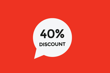    banner, new, discount, 40 percent off, super offer, template. sticker final sale,  poster. special, offer, animation 
