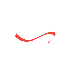 red ribbon vector element