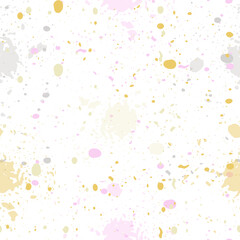 Bubbly colorful hand drawn seamless pattern.