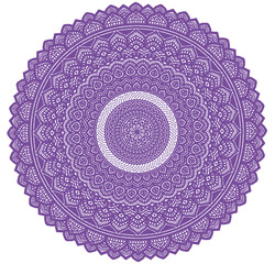 Signs and symbols. Circle pattern lotus or flower mandala art design. beauty, fashion, geometry, colorful, vintage, tradition, classic, dco, cycle.