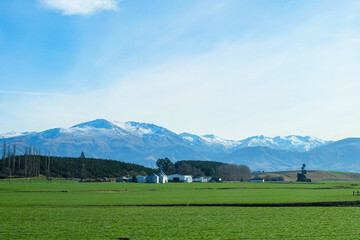 Fairlie, Canterbury, New Zealand, Road trip from Lake Tekapo to Christchurch, South Island 