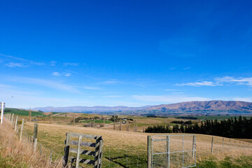 Fairlie, Canterbury, New Zealand, Road trip from Lake Tekapo to Christchurch, South Island 