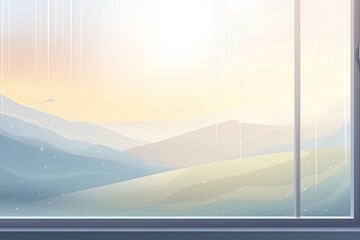 sunrise in mountains made by midjourney