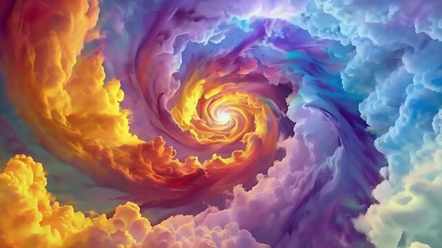 Spiral Clouds Vortex - wallpaper , background