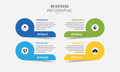 Infographic 4 tabs