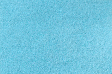 Close up image of felt texture background fabric material illustration wallpaper cyan color
