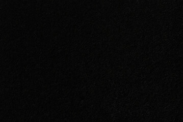 Close up image of felt texture background fabric material illustration wallpaper black color