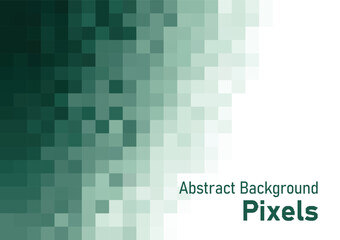Abstract pixels background green gradient colors geometric texture pattern vector illustration