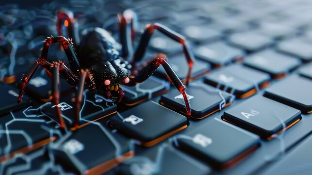 Realistic photo of malware compromising and disabling security software programs