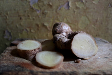 Photo of ginger, ginger is a plant that can be used as a cooking spice, medicine and drink