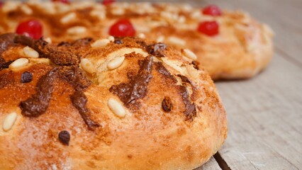 Freshly baked St John's cake.