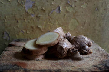 Photo of ginger, ginger is a plant that can be used as a cooking spice, medicine and drink
