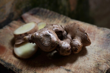 Photo of ginger, ginger is a plant that can be used as a cooking spice, medicine and drink