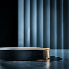 Beautiful Of 3d Realistic Of Empty podium mockup stage realistic for Product Showcase