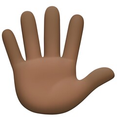 Fototapeta premium Hand with Fingers Splayed