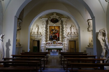 Niche of Lecce Cathedral, Puglia, Italy