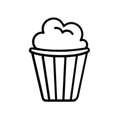 popcorn icon design