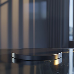 Beautiful Of 3d Realistic Of Empty podium mockup stage realistic for Product Showcase