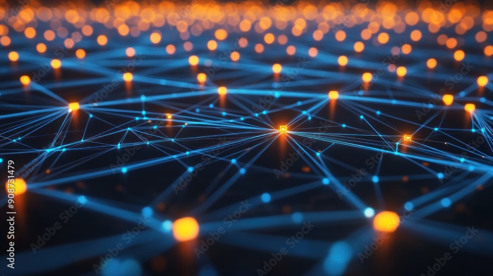 Poster abstract network connection