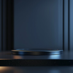 Beautiful Of 3d Realistic Of Empty podium mockup stage realistic for Product Showcase