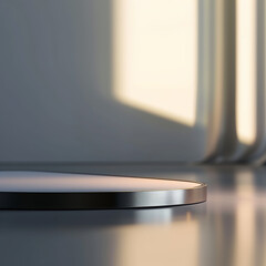 Beautiful Of 3d Realistic Of Empty podium mockup stage realistic for Product Showcase