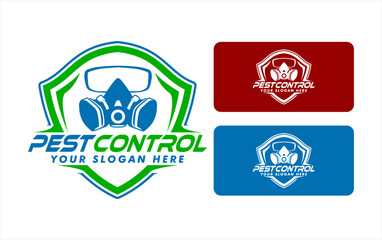 pest control vector logo house insect poison pest control with pesticides prevention, extermination and disinfection