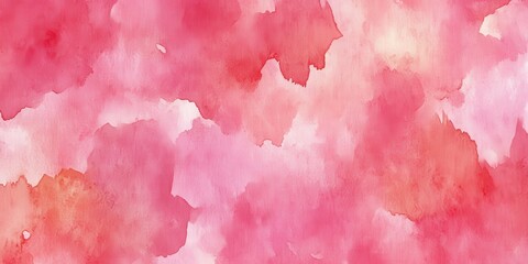 Fototapeta premium Abstract Watercolor Background with Soft Pink and Orange Hues