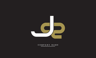 JQ, QJ, J, Q Abstract Letters Logo Monogram