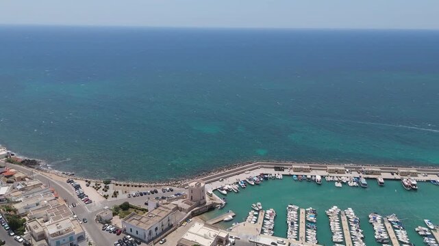 Torre Vado is in the province of Lecce, Italy. Located in the lower Salento, it is a renowned seaside resort on the Ionian coast of Salento. The coast is characterized by low cliffs