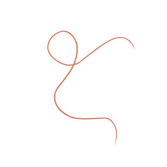  Fourish swirl calligraphy ornament elements. Curl elegant vintage simple design elements. Vector illustration.