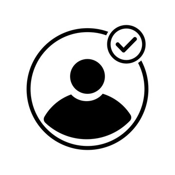 Profil Account Icon, Simple Icon Vector Design, best used for presentation, application, web and banner