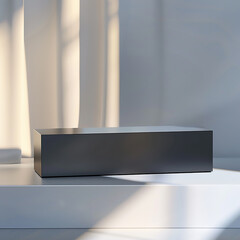 Obraz premium Beautiful Of 3d Realistic Of Empty podium mockup stage realistic for Product Showcase