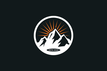 adventure logo design with modern concept