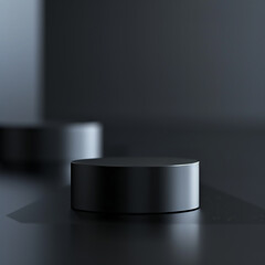 Beautiful Of 3d Realistic Of Empty podium mockup stage realistic for Product Showcase