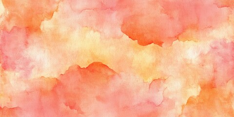 Obraz premium Watercolor Sunset Abstract Painting