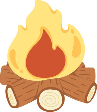 recommend clip art: illustration bonfire