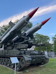 Old Soviet Union rockets 