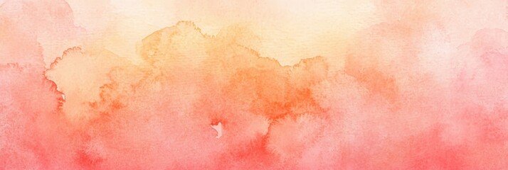 Obraz premium Abstract Watercolor Background with Red, Orange, and Yellow Colors