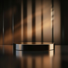 Beautiful Of 3d Realistic Of Empty podium mockup stage realistic for Product Showcase