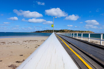 Victor harbour harbor, jetty, Granite Island, South Australia, Adelaide 