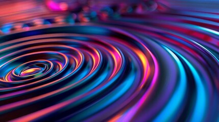 A vibrant and dynamic abstract pattern featuring swirling colors in blue, pink, and purple, creating a sense of motion and energy.