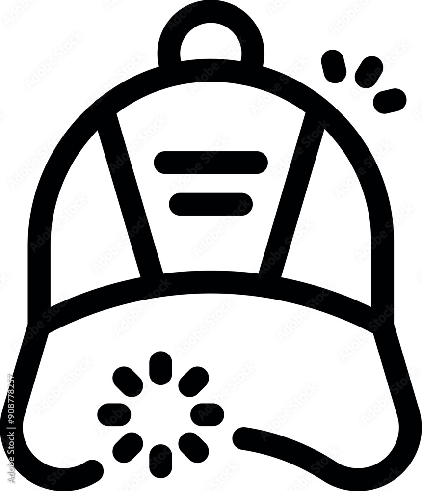 Aufkleber smart cap is receiving a software update, as shown by the loading symbol