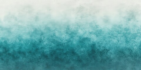 Fototapeta premium Abstract Watercolor Background with Teal and White Gradient